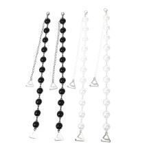 4Paires Perles , Ajustables, Décor Raffiné