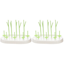 2Pièces Égouttoir Vert Avec Rangement Bébés