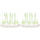 2Pièces Égouttoir Vert Avec Rangement Bébés 1