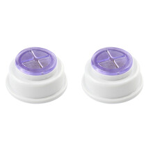 2Pièces Supports Auto-Adhésifs Violet Pour Accrocher Serviettes