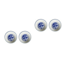 4Pièces Plateau Céramique Pour Encre Lavage Pinceaux Motif Dragon