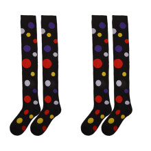 2Paires Bas -Cuisses Clown , Élastiques Pour Fête & Danse Femme
