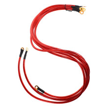 25Pièces Câbles Audio Stéréo Pour Enceintes, Compatible Audio Rouge
