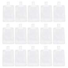 100Pièces Sacs Doseurs Jetables Blancs Pour Lotion Shampooing Portable
