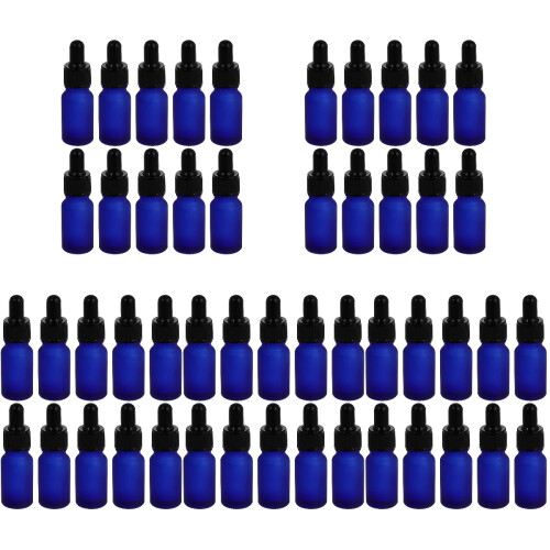 50Pièces Flacon Verre Mat Pour Et Voyage
