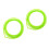 2Pièces Tuyau Chauffage Caoutchouc Vert Durable Résistant 1