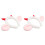 2Pièces Bandeau Rouge Oreilles De Mouton Pour Décoration 1