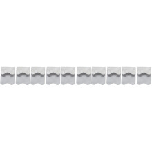10Pièces Outils Acier Inoxydable Argent DIY Précis
