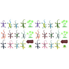 4Ensembles Modèles Lézards Artificiels Couleurs Variées Jouets Enfant