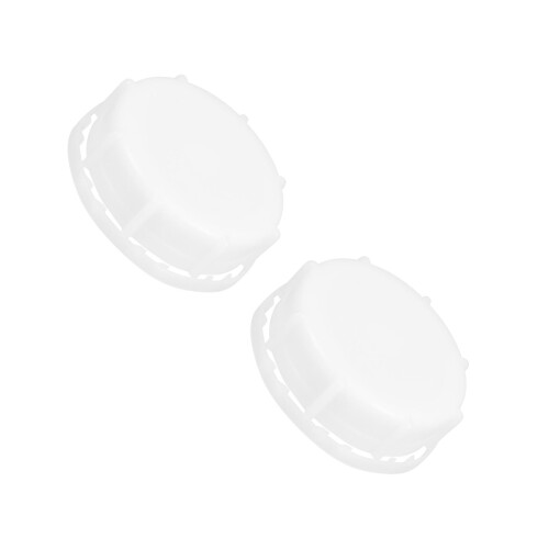 2Pièces Bouchons Pe Blancs Pour Fûts Huile Étanches Polyvalents