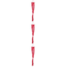 3Pièces Porte-Plante Suspendu Rouge Corde