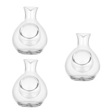 3Pièces Distributeurs À Vin En Verre Raffiné
