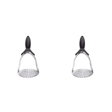 2Pièces Fruit Acier Cuisine Argenté Solide