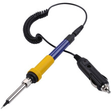 12V Portable Soldering Iron Low-Voltage Car Battery 60W Welding Rework Repair Tools