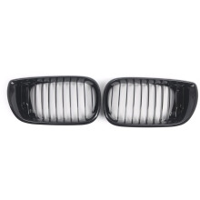 51132158542 51132158543 Front Bumper Kidney Grille for  3 Series E46 4-Door LCI 2002-2005 Racing Grill Gloss Black