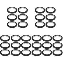 30Rouleaux De Ruban De Marquage Noir Pour Tableau Et Bureaux