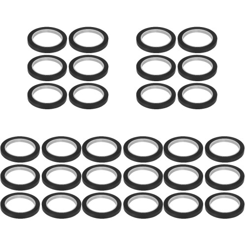 30Rouleaux De Ruban De Marquage Noir Pour Tableau Et Bureaux