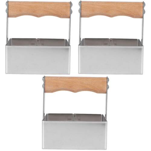 3Pièces Coupe-Cellules Miel Bois Acier Pour Apiculteurs