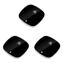 3Pièces Chauffe-Tasse USB Noir Chauffage Petite Tasse Boissons Chaudes