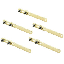 5pcs Adjustable Two Prong Watch Case Opener Tool, Metal Watch Back Cover Remover