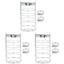 3Ensembles Porte-Bouteille Argenté Robuste