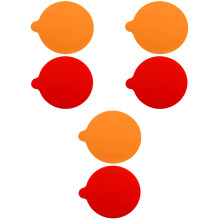 6Pièces Antidérapant Silicone Rond Résistant Chaleur