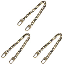 3Pièces Bandoulières Chaînes En Alliage Pour Sacs, Couleurs Variées