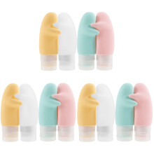 12Pièces Flacons Rechargeables 4 En 1 Pour Shampooing Gel Lotion