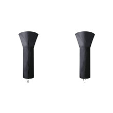 2X Patio Heater Covers with Zipper and Air Vent,Waterproof,Wind-Resistant,UV-Resistant,Snow-Resistant 221X85X48CM