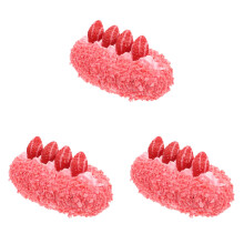 3Pièces Pain Faux Rose Résistant Décoration Et Cuisine