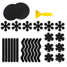 219Pièces Bandes Antidérapantes Noires Pour Douche Faciles