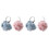 4Pièces Boules De Douche Confortables En Corde Colorée 1