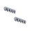 2Pièces Porte-Moppe Mural ABS Gris 5 Crochets Pour Rangement Maison 1