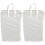 2Pièces Panier Pliable En Coton Pour Rangement Multifonction 1