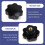 Quick Change Tire Valve Tool Kit Valve Stem Tire Valve Stem for TR413 Valve Replacement and Installation Tool Kit 6