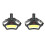 2Pièces Frontale LED Noir Durable Pour Randonnée Camping Course 1