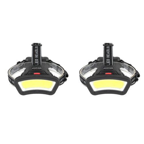 2Pièces Frontale LED Noir Durable Pour Randonnée Camping Course