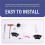 Quick Change Tire Valve Tool Kit Valve Stem Tire Valve Stem for TR413 Valve Replacement and Installation Tool Kit 4