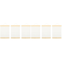 6Pièces Supports Toile Carrés Bois Multi Couleurs Pour Peinture Huile