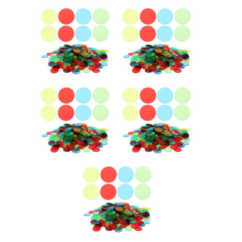 2000Pièces Jetons Marqueurs Multicolores Pour Animation Jeux