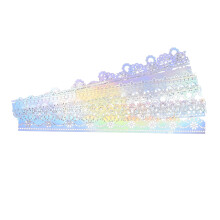 40Pièces Papier Dentelle Argenté Décoratif DIY Pour Scrapbooking