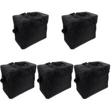 5Pièces Isotherme Noir Multi-Usage Spacieuse