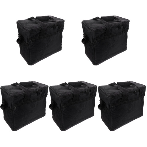 5Pièces Isotherme Noir Multi-Usage Spacieuse