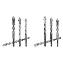 Nieuwe Vierkantige Zaagtand-Excentrische Boor voor Droog Boren in Alle Keramische Tegels, Glas, Marmer en Beton, 8 Stuks