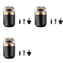 3X 2 in 1 Portable Electric Shaver Nose Hair Trimmer Rechargeable Electric Shaver Capsule Travel Shaver B
