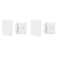 2X Nuevo Control Remoto con Luz Apagada, Interruptor Remoto Basculante con Brazo Oscilante, Presione el Botón, Presione, Haga y Simule un Dedo