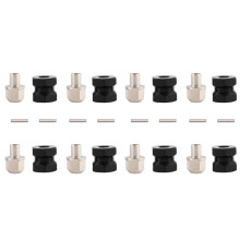 8 Pz 12mm Adattatore per Mozzo Ruota Esagonale 12mm Estensione Combinatore Accoppiatore per 1/10 RC Car Crawler SCX10 D90, Nero
