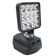 16 Holofotes de Luz de Trabalho LED Trabalho Ao Ar Livre Pesca Ferramenta de Emergência Portátil Luz para Bateria de Lítio para  18V