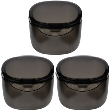 3Pièces Boîte Pour Prothèses Dentaires Portable Durable