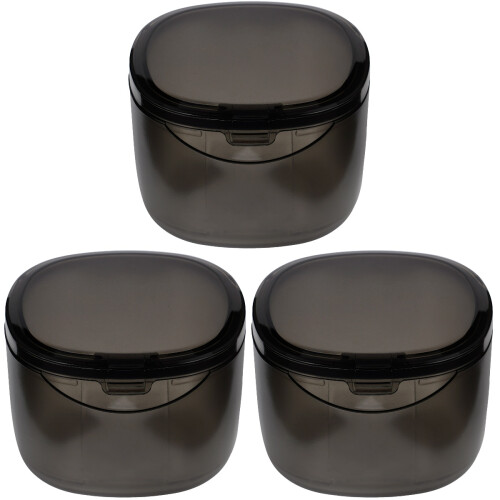 3Pièces Boîte Pour Prothèses Dentaires Portable Durable